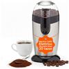 Trita Macina Caffè 120W Con Lame in Acciaio Inox E Contenitore Igienico in Accia
