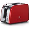 Electrolux Tostapane Acciaio Inox Electrolux 850W ROSSO 7 Modalità Cottura Design Retrò
