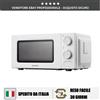 Staylux Forno Fornetto Microonde Elettrico 20 Lt 600W 6 Livelli BIANCO Timer 30 min