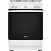 INDESIT Cucina a Gas Forno Gas 73LT 4 Fuochi Accensione elettronica 60x60 Bianco