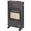 SICAR Stufa infrarossi a gas metano ventilata 4200w grigia - misure cm.42,5x15x64h. p