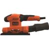 BLACK&DECKER Levigatrice orbitale piastra mm.91x189 150w (bew220-qs)