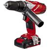 EINHELL TRAPANO A PERCUSSIONE A BATTERIA CON DOPPIA VELOCITA' EINHELL TE-CD 18-2 LI
