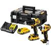 DEWALT Kit combinato trapano e avvitatore a impulsi DEWALT 18V DCK2060L2T (DCD778+DCF78
