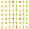 PARTYPAL Tenda per feste con stelle dorate 100x200 cm