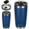 ACTIV SPACE Tazza termica grande in acciaio da 600 ml - blu