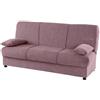 CAPALDO Divano Pronto Letto 3 Posti cm. 190x81x90 Con Contenitore Cosy Bacos