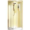 Garofalo BOX DOCCIA IN ALLUMINIO BIANCO ESTENSIBILE DA CM. 70X70 A CM. 80X80 ARREDO BAGNO