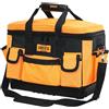 INGCO Borsa porta attrezzi 40 cm - 16 " struttura rigida INGCO HTBG10 marrone e giall