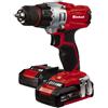 EINHELL TRAPANO AVVITATORE A BATTERIA CON 2 BATTERIE EINHELL TE-CD 18/2 LI 2 BAT KIT