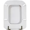 Coprivaso Metropolitan Bianco Soft Close in Poliestere RAK compatibile