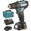 Makita Trapano avvitatore 2 vel 2 batt.li-ion 12v 2,0ah (df333dsaj)