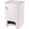 STEFANPLAST Pattumiera a pedale margherita in polipropilene lt.20 - cm.30x26x38,5h. - colore