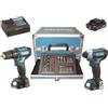Makita Kit trapano hp333d+trapano td110d 3 batt. litio 12v 2ah (clx228sax2)