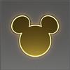 Yellowpop Custodia per iPhone Neon Yellowpop Disney Mickey Mirror Gold