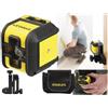 Stanley LIVELLI LIVELLA LASER STANLEY AUTOLIVELLANTE STHT-77498 CUBIX RAGGIO ROSSO