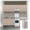 CAPALDO KIT CUCINA BASE 4 CASSETTI CM. 40X50X85H OLMO CASSETTIERA