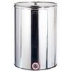 VITALE SERBATOIO ACCIAIO INOX CONTENITORE ENOLOGICO VINO OLIO CISTERNA RECIPIENTE LT100