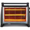 KUMTEL Stufe Stufa elettrica 3 elementi Quarzo Carbonio Alogena Kumtel 1500W 3 Livelli