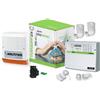 HILTRON Kit Antifurto Casa Allarme HILTRON PROTEC4 GSM Combinatore GSM Sirena Rilevatore