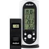 REBEL Stazione meteorologica wireless, termometro, barometro, orologio, sveglia