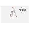 GIERRE SCALA TELESCOPICA ALLUMINIO PEPPINA 4+4 4+5 5+5 6+6 PORTATA 150 KG