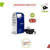 VELAMP Lampada emergenza portatile ricaricabile led 250 lm iron light
