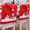 Paxy 1 x Coprisedia Natalizi Cappello Babbo Natale Decorazione Natalizia Sedia 50x60