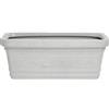 Papillon VASO FIORIERE RETTANGOLARE MAXI FESTONATO DOPPIO BORDO BIANCO CM. 60x32x28H