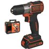 BLACK&DECKER Trapano avvitatore autosense batteria litio 18v (asd184k-qw) - 1 batteria al lit