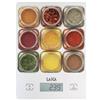 LAICA BILANCIA CUCINA 5 KG KS1040 PLASTICA PIATTA CON PIANO IN VETRO