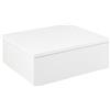 Actona Comodino Avignon bianco, sospeso, in pannello MDF, con cassetto