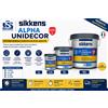 Sikkens Smalto murale acqua Sikkens Alpha Unidecor BL Mat interni bianco 1lt,2,5lt,10lt