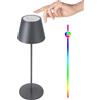 FUYO Lampada da Tavolo Senza Fili Lampada da Tavolo LED Ricaricabile Touch Lampada da