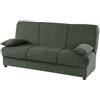 CAPALDO Divano Pronto Letto 3 Posti cm. 190x81x90 Con Contenitore Cosy Bacos