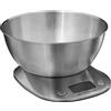 5FIVE SIMPLY SMART Bilancia da cucina con ciotola argentata e ripiano