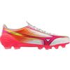 MIZUNO SCARPE CALCIO MIZUNO ALPHA III UOMO PROFESSIONALI P1GA266464 BIANCO ROSSO