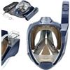 ACTIV SPACE Tauchmaske Premium Vollgesichtsmaske S/M Blau M05