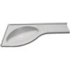 REIMO Lavabo angolare 840x375mm - 64006