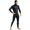 SEAC MUTA SEAC SHARK 5 MM BLACK SPACCATO INTERNO PESCA APNEA