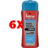 INTESA 6 X INTESA Bagno Doccia Shampoo Fresh 500 Ml Azione Rinfrescante Energy Boost