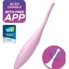 Satisfyer Twirling Joy Tip VIBRATOR WOMEN Vibratore Punta Waterproof APP Control