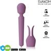 Svakom Emma Neo 2 Vibratore e Riscaldante a Bacchetta Grande in Silicone Viola