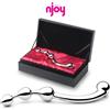 njoy Fun Wand Curved Hard Metal Versatile Dildo Acciaio Inossidabile Metallo Sex