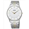 CITIZEN Orologio da uomo CITIZEN Stiletto AR3014-56A bianco ultra sottile Eco-Drive