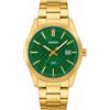 Casio MTP-VD03G-3AUDF MTPVD03G3AUDF Uomo Acciaio Dorato Quadrante Verde 41 mm