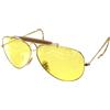 Ray-Ban Ray Ban 3138 Shooter 58 Remix Aste Riccio Occhiali da Sole Oro/Giallo