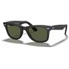 Ray-Ban Ray Ban 2140F Wayfarer 52 901S Occhiali Sole Nero Opaco/Verde G15