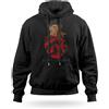 JHK - Fruit of the Loom Felpa con Cappuccio Nightmare Freddy Krueger Fans Horror Nera Uomo Donna Bambino