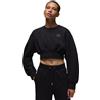 Jordan FELPA NIKE JORDAN WMNS Flight Fleece NOV Top "Black" donna FV7152 010